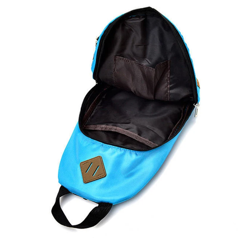 Scione цветной женский/мужской маленький рюкзак нейлоновый на молнии нагрудный для