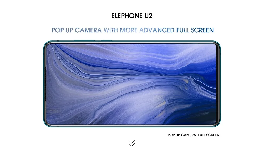 Elephone U2 мобильный телефон Android 9,0 MT6771T 6,26 дюймов FHD+ экран 16MP всплывающая камера лицо ID 4G LTE смартфон