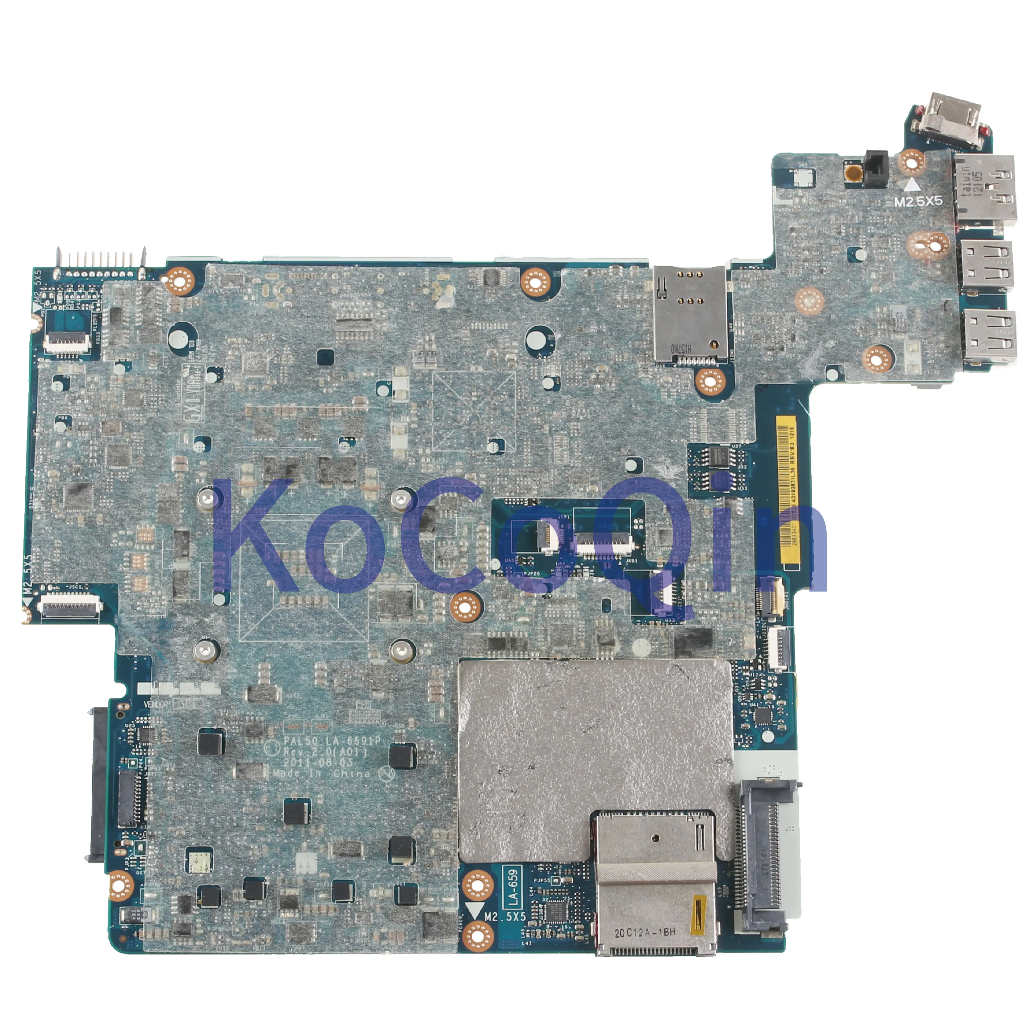 KoCoQin материнская плата для ноутбука DELL Latitude E6420 PAL50 LA 6591P CN 0RFCPG QM67|Материнские платы