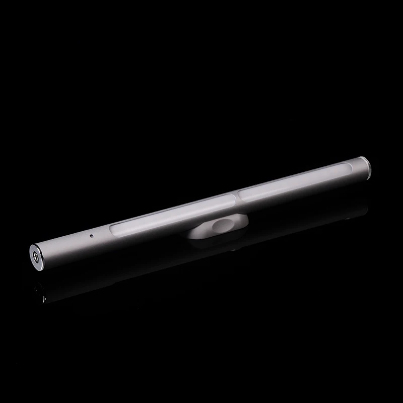 Silver Светодиодная подсветка под шкаф 30 см 22 светодиодный s USB Перезаряжаемый светодиодный ночник с регулируемой яркостью для кухни с батареей - Цвет: Silver