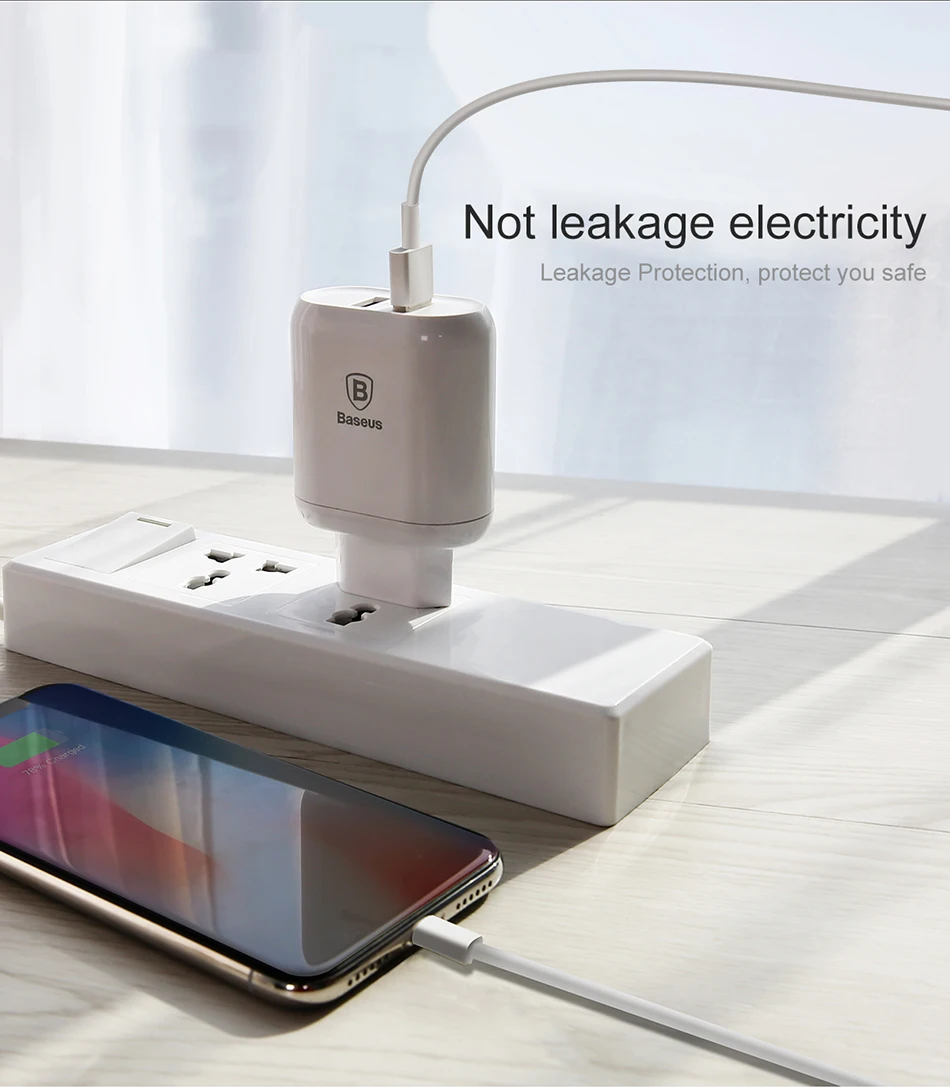 Быстрое зарядное устройство Baseus Dual USB 3,0 для iPhone 8 7 с европейской вилкой USB зарядное устройство адаптер для samsung S9 S8 Xiaomi Быстрая зарядка для мобильных телефонов