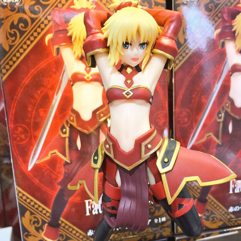 

Фигурка экшн-фигурки Ver TAITO Fate, фигурка апокрифа мордреда Красного меча, Коллекционная модель из ПВХ, детские игрушки в подарочной коробке, 18 ...
