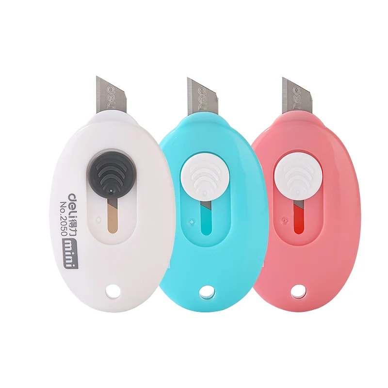 1 шт. Универсальный мини нож с милой твердой Цвет автоматического возврата