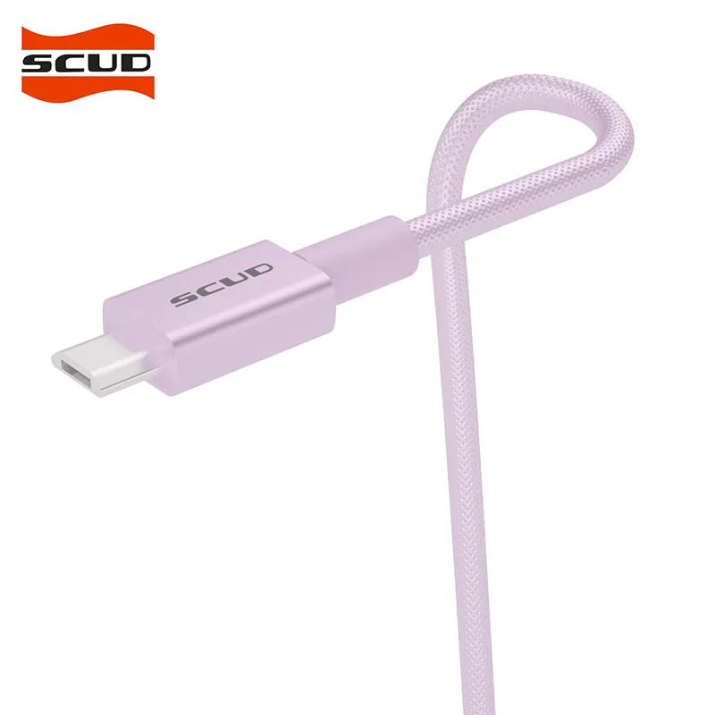 Rose Gold Скад Кабель Micro-USB для Мобильный телефон USB кабель Micro USB зарядный Дата кабель передачи мобильный телефонный кабель для зарядки и передачи данных для USB микроустройства - Цвет: Rose Gold