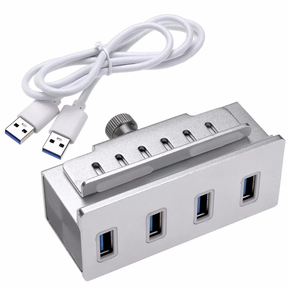 4 портовый концентратор USB 3 0 Leadzoe портативный данных Для iMac Pro MacBook Air Mac Mini/Pro Surface