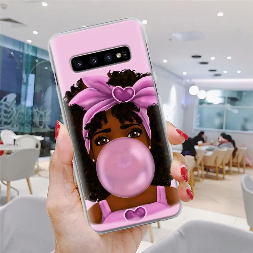 Меланина попсовое чехол для телефона для samsung Galaxy S10e S10 плюс S7 S8 S9 Plus, Note 8, 9, 10, плюс S10 Примечание 10 5G жесткий чехол Coque
