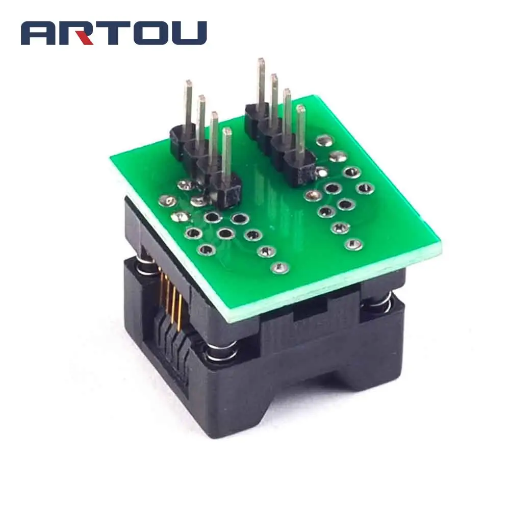 SOIC8 SOP8 Для DIP8 широкое сиденье 200mil программирующий адаптер гнездо синего