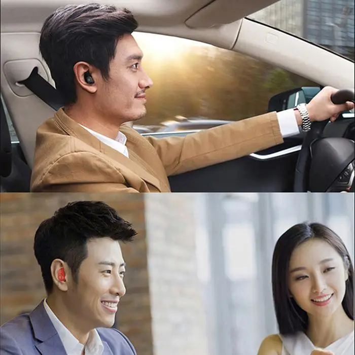 Беспроводной наушники V4.1 Bluetooth влагоустойчивые с зарядным устройством мини