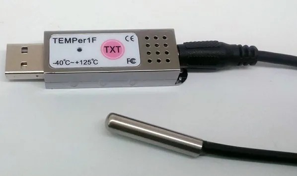 Цифровой мини термометр USB для использования в помещении и на улице 40 ~ 125c