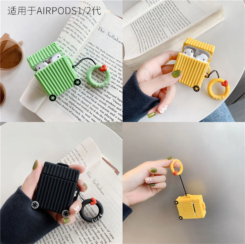 Беспроводная Bluetooth-гарнитура защитный чехол для Airpods aSrpods2 модный багажа |