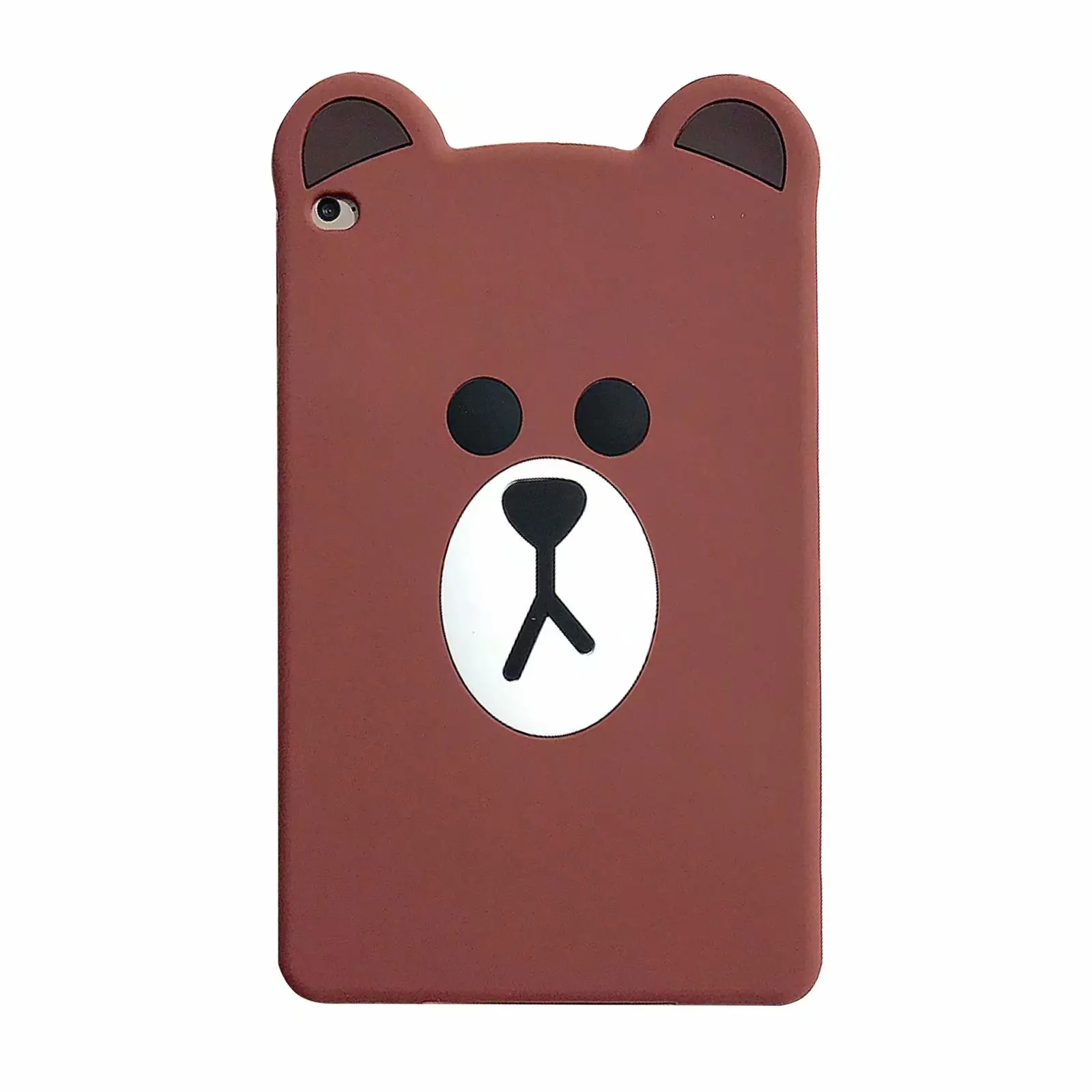 For ipad Mini 4 Коричневый изображением героев мультфильма "Маша и Медведь противоударный чехол для iPad 9,7 Pro 9,7 10,5 Air 2 iPad 2/3/4 5 6 iPad Mini 1 2 3 4 планшеты Мягкий силиконовый чехол - Цвет: For ipad Mini 4