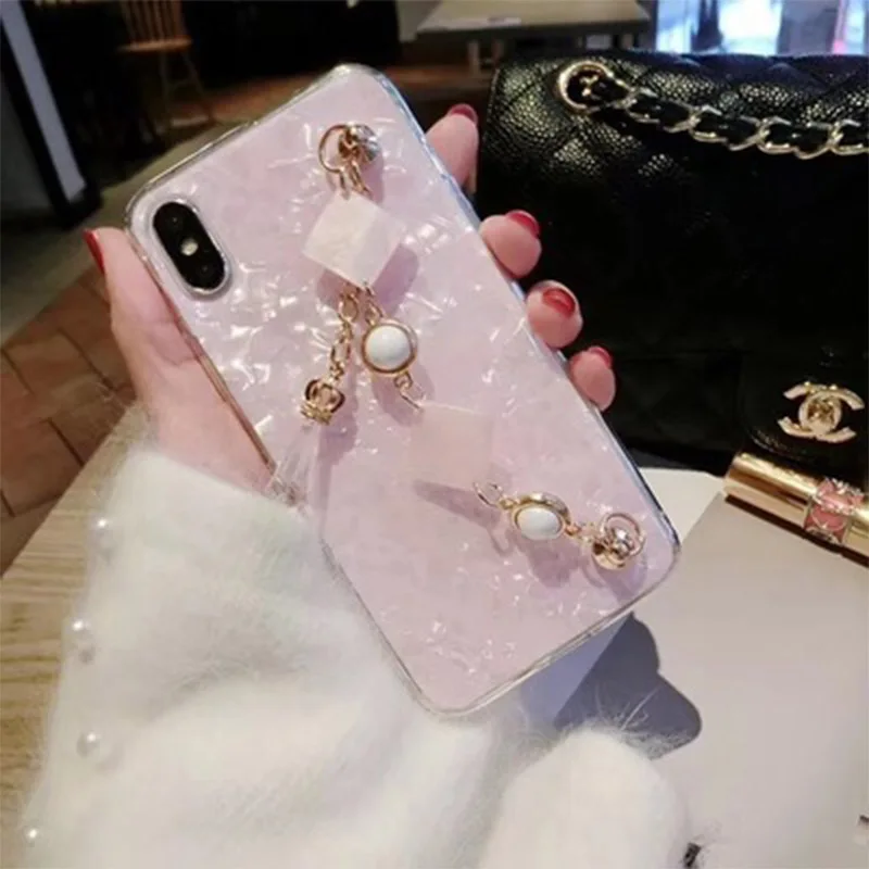 IPhoneX цепь стразы чехол для телефона iPhone7/8plusiPhone6S оригинальные силиконовые женские