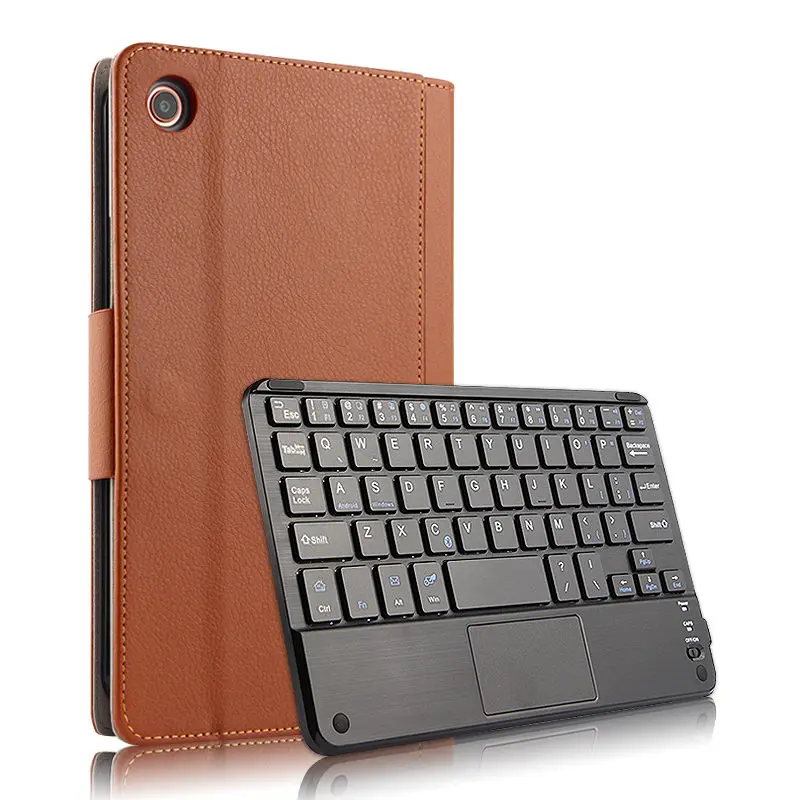 Смарт Bluetooth клавиатура PU кожаный чехол подставка для Xiaomi Mi Pad 4 MiPad4 защитный MiPad 8