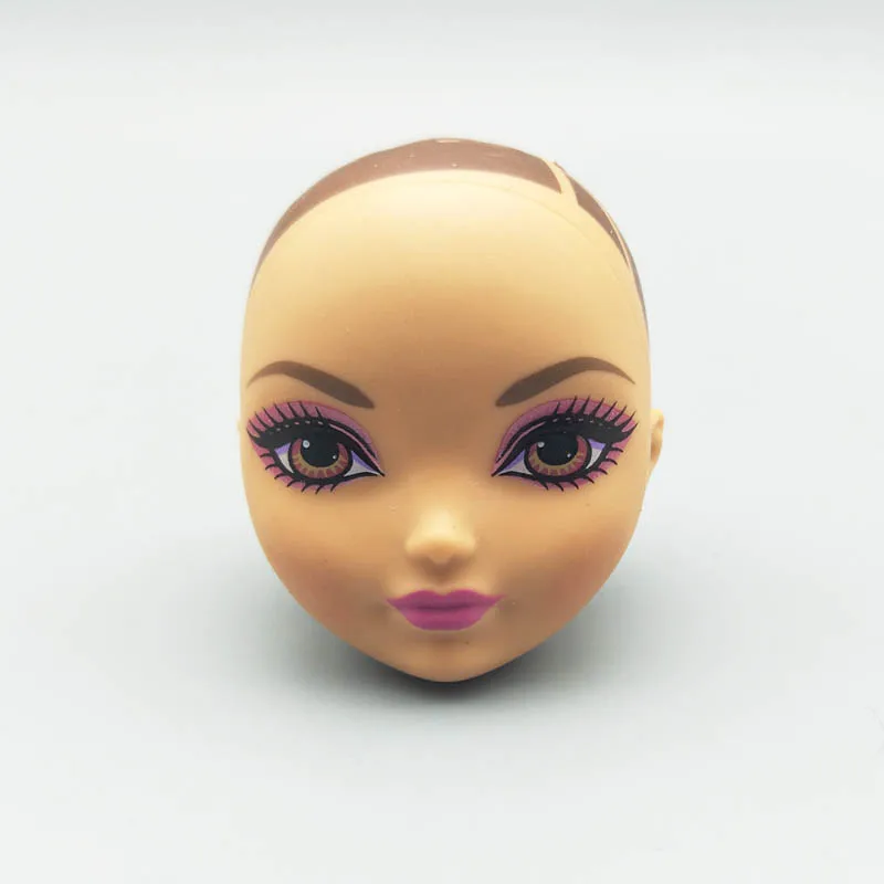 Мягкие пластиковые насадки для макияжа для куклы Monster High BJD кукла для отработки нанесения макияжа Голова монстра без волос - Цвет: new7