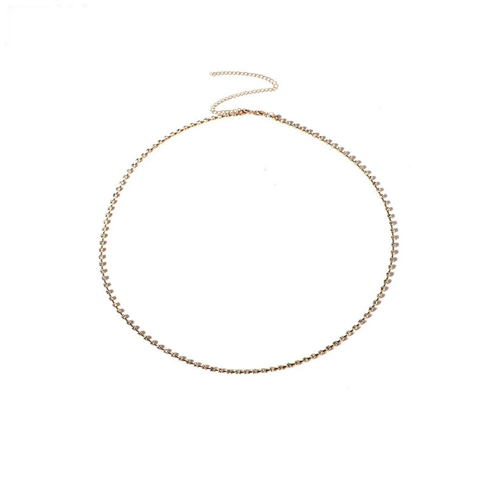 Gold Сексуальные трендовые Клубные вечерние Цепочка-пояс на талию раздельный купальник, закрывающий живот пляжное летнее Морское ожерелье Регулируемые Украшения для тела для женщин - Окраска металла: Gold