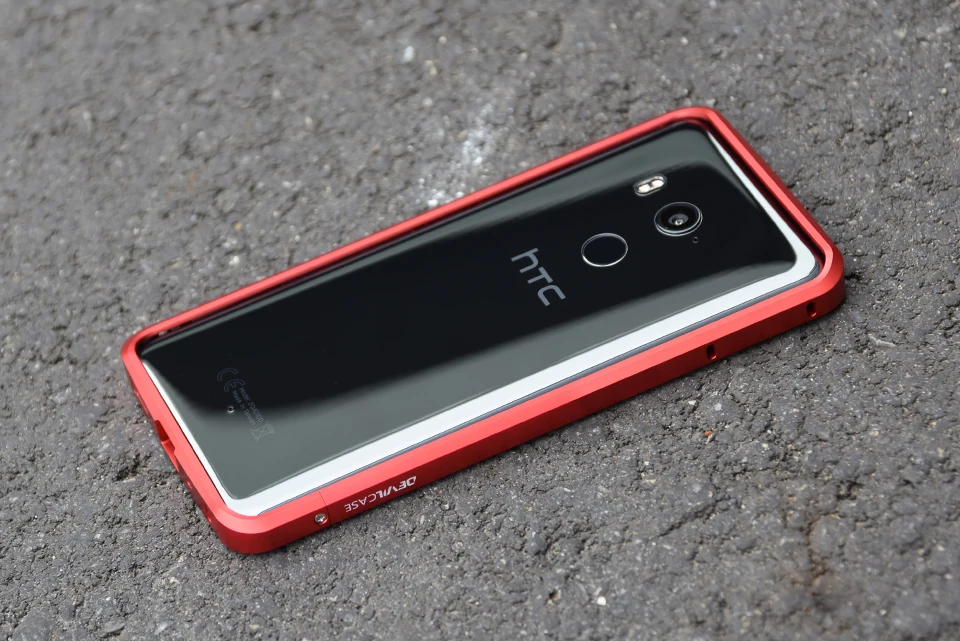 DEVILCASE для htc U11+ металлический бампер рамка ультра тонкие защитные чехлы CNC вырез для htc U11 Plus 6 дюймов