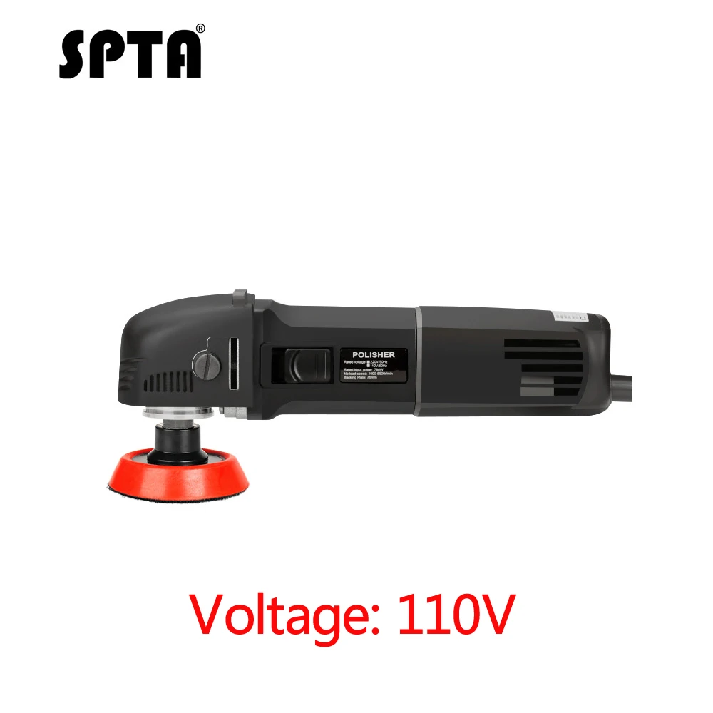 110V Polisher Only SPTA 3 дюйма 780 Вт мини машина для полировки автомобиля Ro Roary полировщик буфера Полировка колодки авто 27 шт. полировальные колодки удлинитель вала - Цвет: 110V Polisher Only