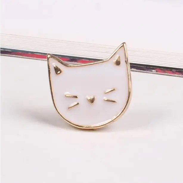 Yiustar Новый Модные украшения мультфильм металлический кошка броши булавки для