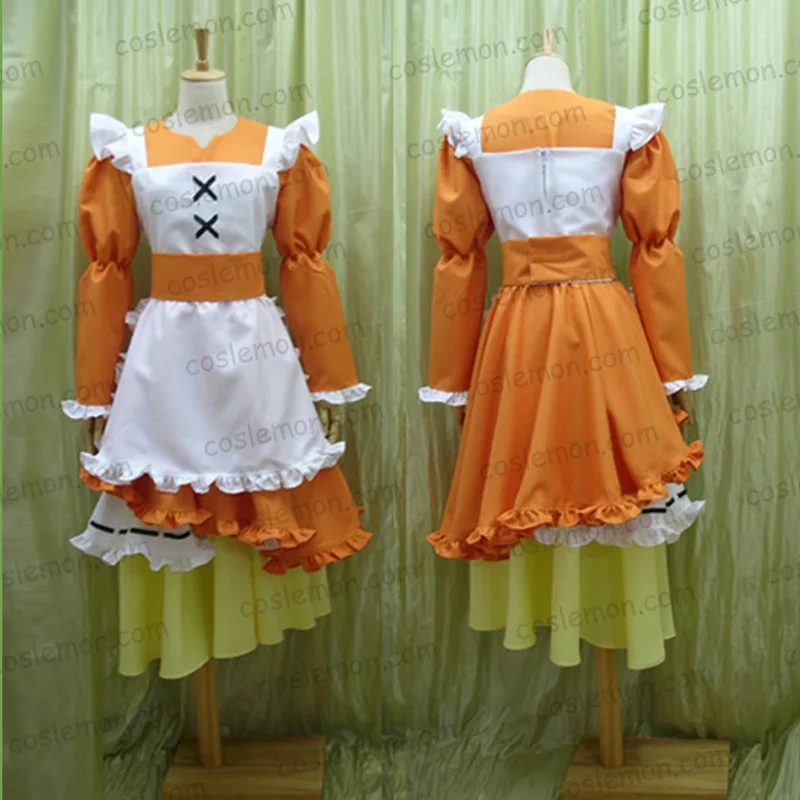 

Sound Horizon Sacrifice Old Sister Cosplay Costume Halloween Uniform Outfit Dress+Apron Custom-made