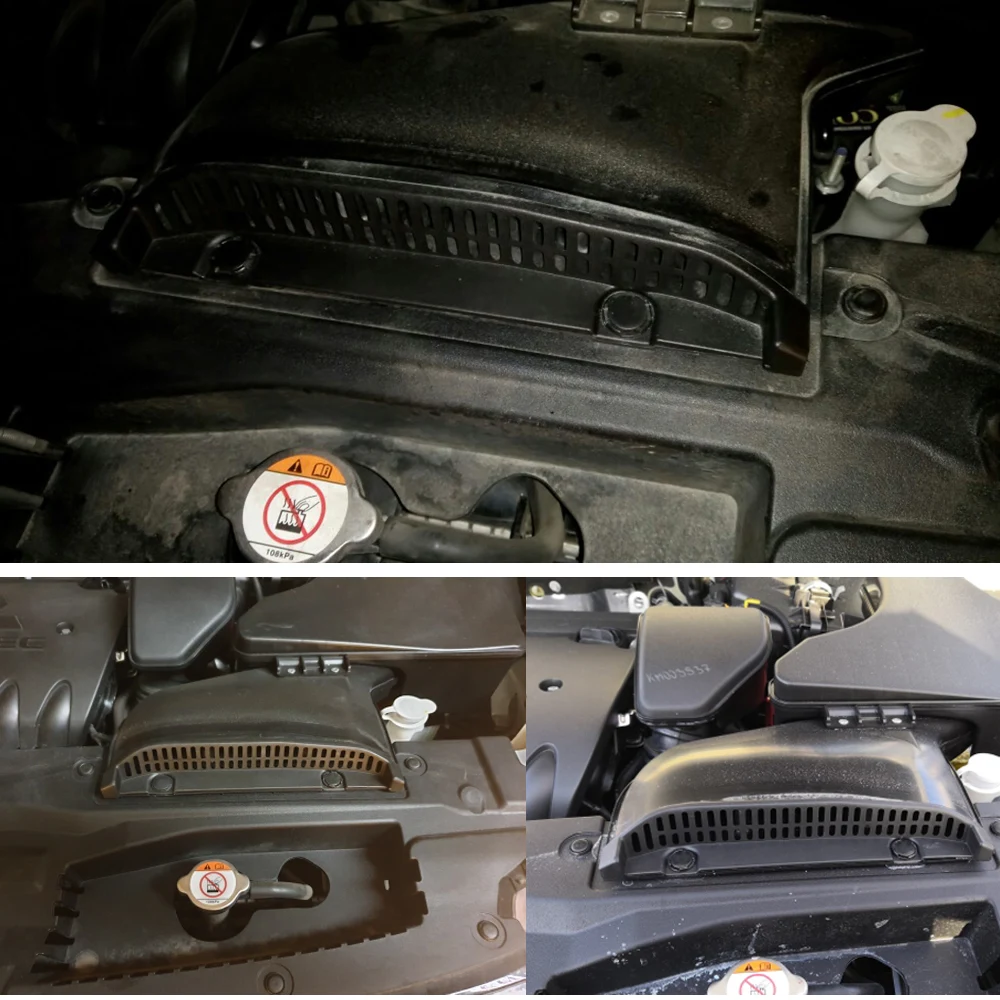 Автомобильный двигатель, впуск выпуск, накладка, украшение для Mitsubishi Outlander, аксессуары для стайлинга автомобилей