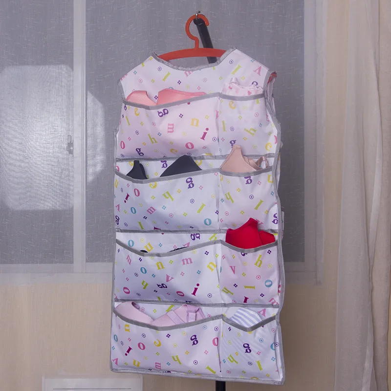 18 Pockets Storage bag Multifunction Wardrobe Underwear Socks Sorting Bag Door Wall Hanging Closet Organizer | Дом и сад