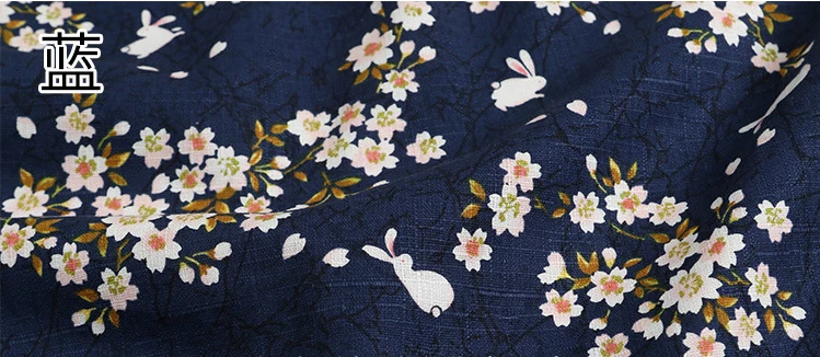 Японская Сакура ткань с пятнами натуральный хлопок лен обивочная 1 ярд * 110