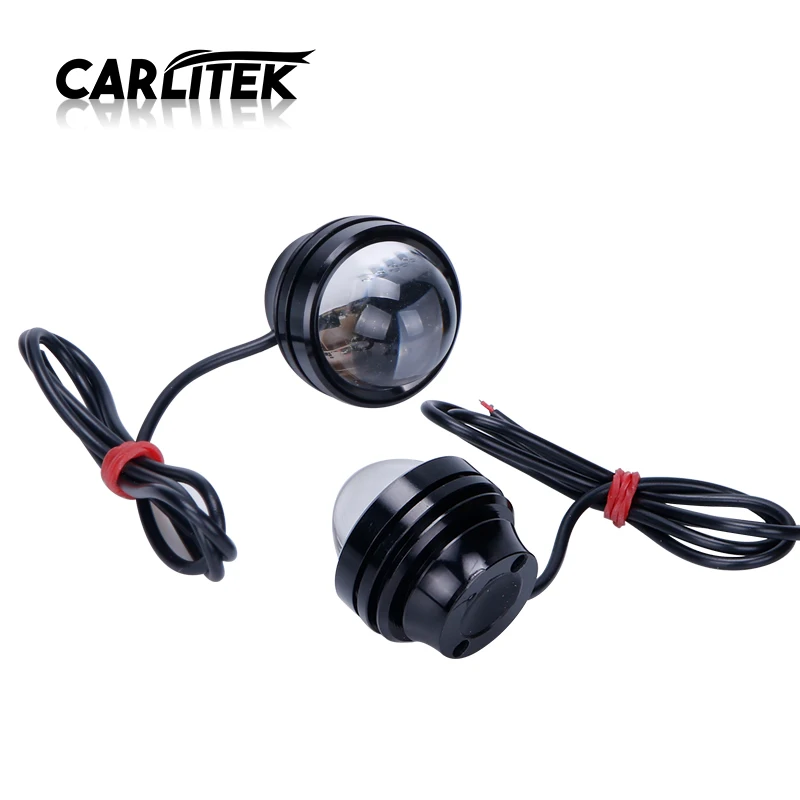 CARLitek 2 шт. 37 мм Led Eagle Fish Eyes 12 В DRL светодиодный прожектор объектив противотуманный
