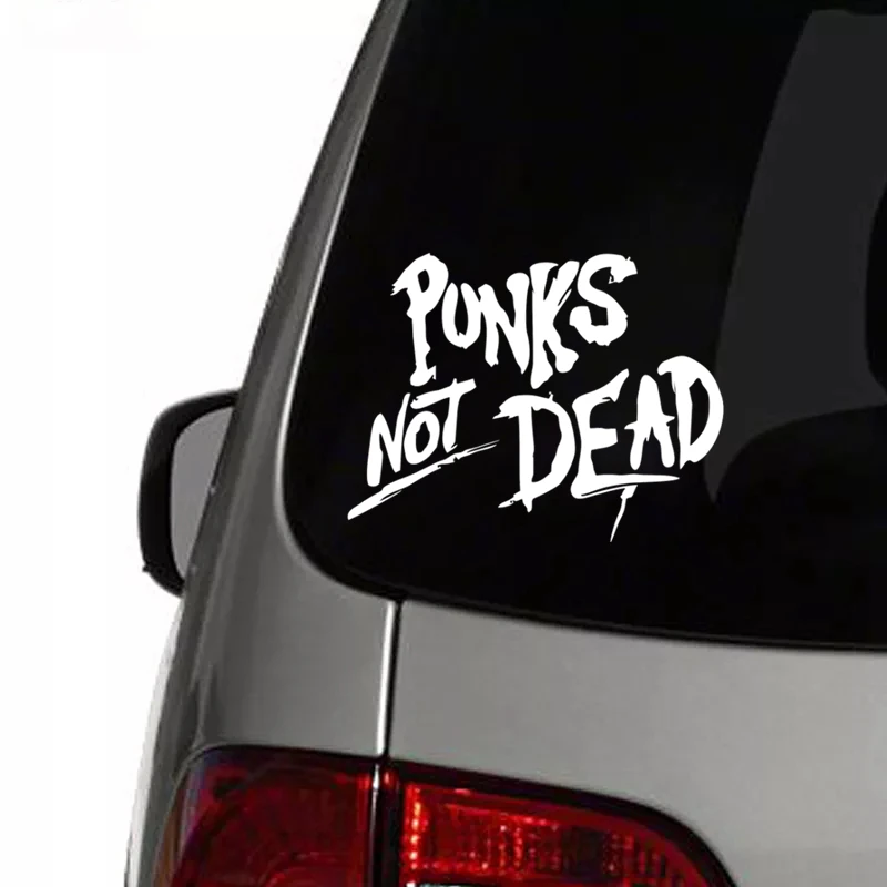 CS-1143#19*14см наклейки на авто Punks Not Dead водонепроницаемые наклейки на машину наклейка для авто автонаклейка стикер этикеты винила наклейки стайлинга автомобилей украшения