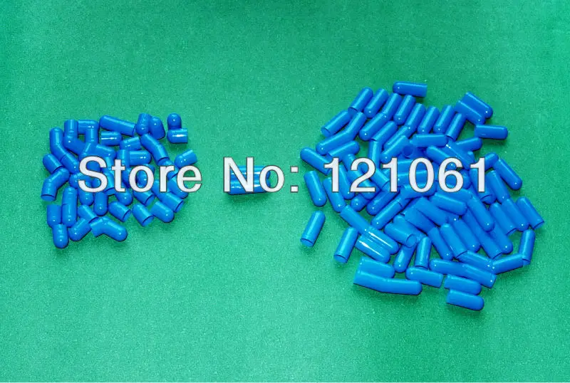 0 #5000 шт! Сине-синие цветные пустые капсулы Размер твердые желатиновые