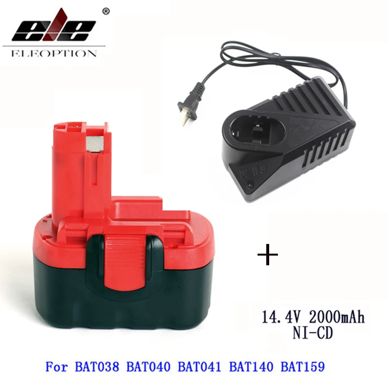 Аккумуляторная батарея BAT038 14 4 В 2000 мАч для bosch аккумулятор BAT040 BAT140 BAT159 BAT041