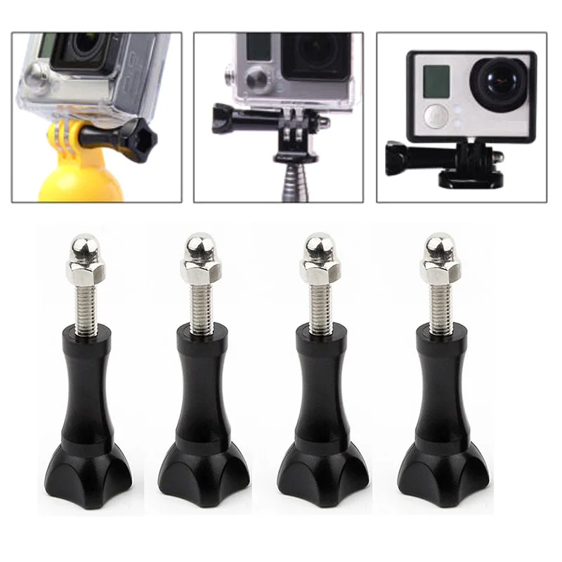

50pcs/Set Hot for Gopro Screws Accessories Thumb Knob Bolt Nut Screw For GoPro Hero 1 2 3 3+ 4 Screw Mount