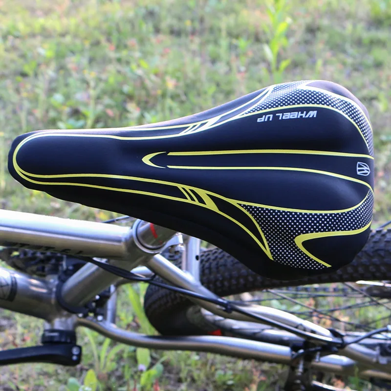 Силиконовые велосипед седло мягкий гель Велосипеды Подушка Мужчины Женщины