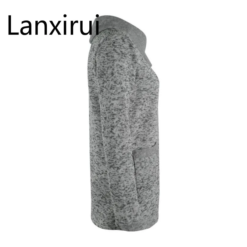 Новая модная женская повседневная куртка Lanxirui с капюшоном пальто Длинная