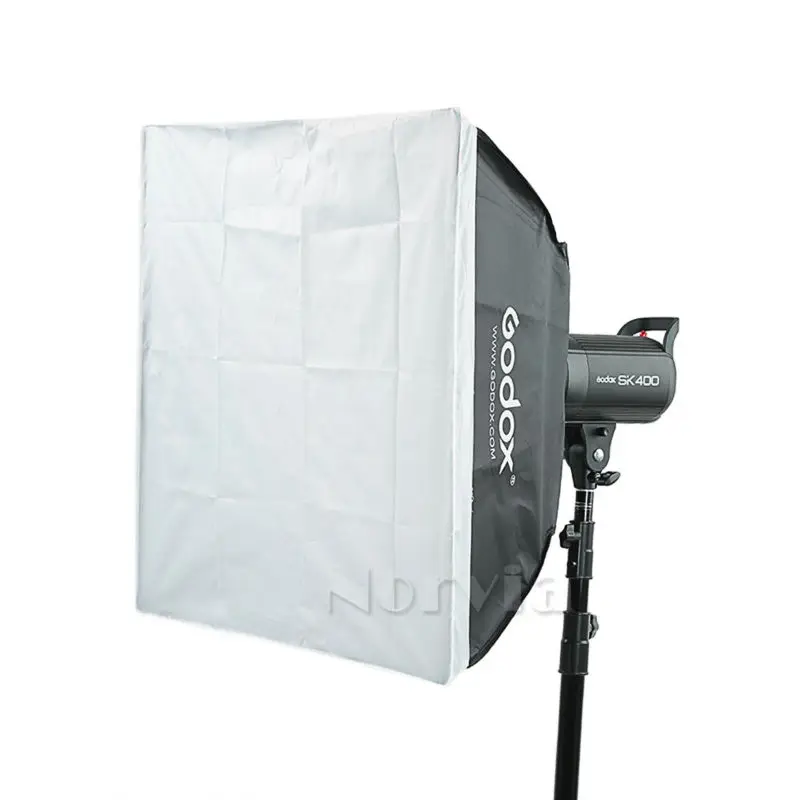 Godox портативный 60x60 см 2" x 24" Bowens Подключите студийный стробоскопический головной светильник фото софтбокс Отражатель для вспышки светильник скорости