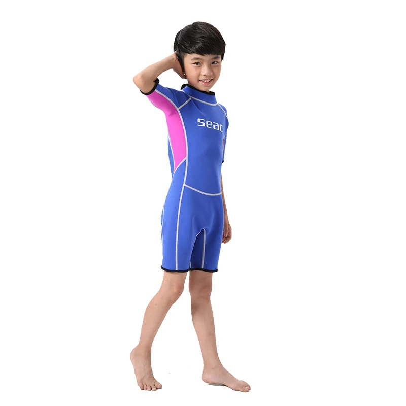 Короткий рукав Детская 2.5 мм неопреновый гидрокостюм дети Плавание Ming одежда