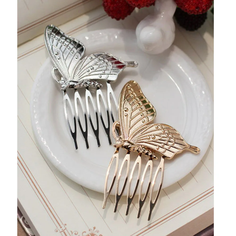 1 шт. заколка для волос в виде бабочки|jewelry hairpins|butterfly hair combhair comb |