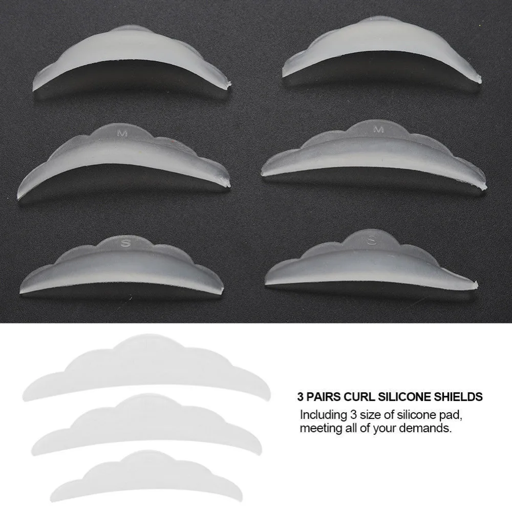 3 пары/мешок силиконовая ресница пусковая площадка рециркуляция ресницы стержни