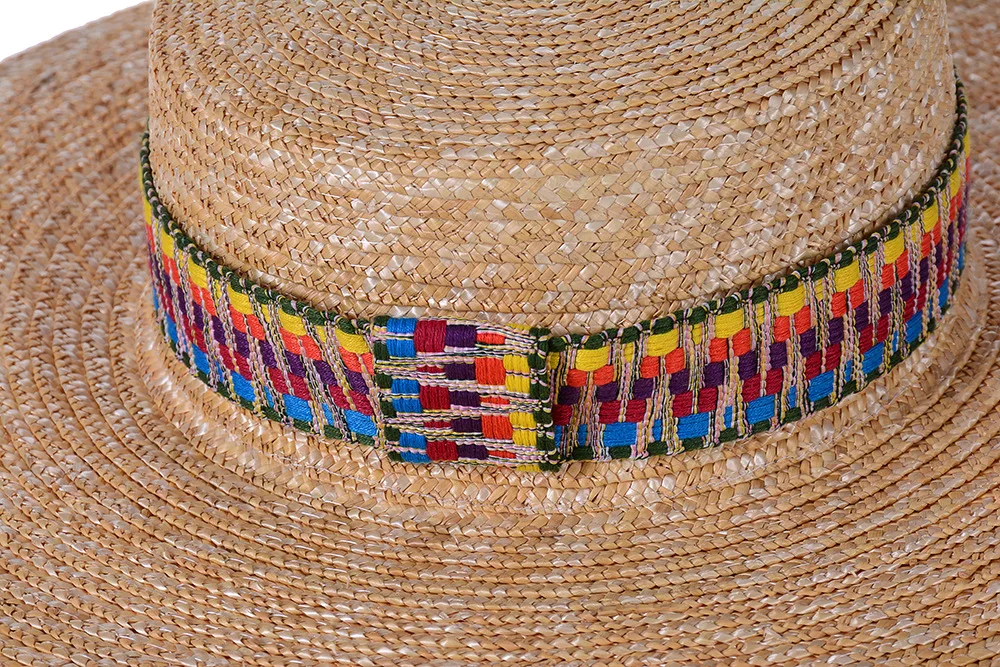 Новейшая женская шляпа от солнца во французском стиле с широкими полями