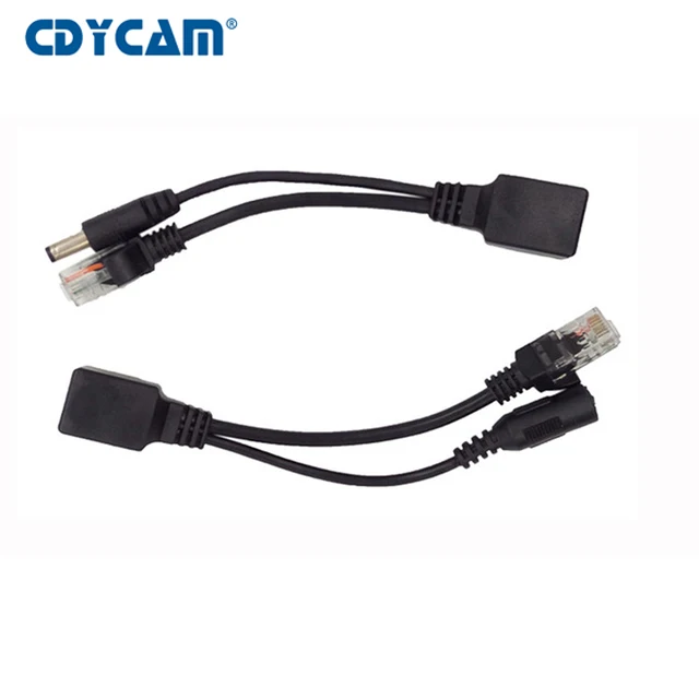 POE сплиттер и POE инжектор RJ45 для питания вход/выход синтезатор сепаратор Combiner POE адаптер переключатель кабель для системы видеонаблюдения