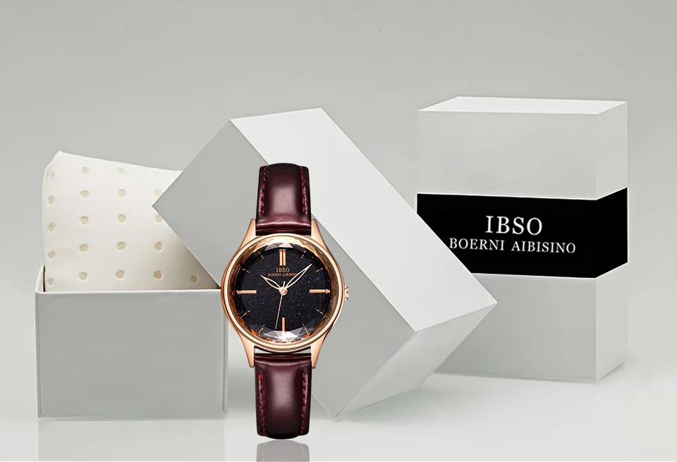 IBSO 11 мм наручные женские часы, роскошные женские часы, модные часы Montre Femme, кварцевые женские часы, Relogio Feminino