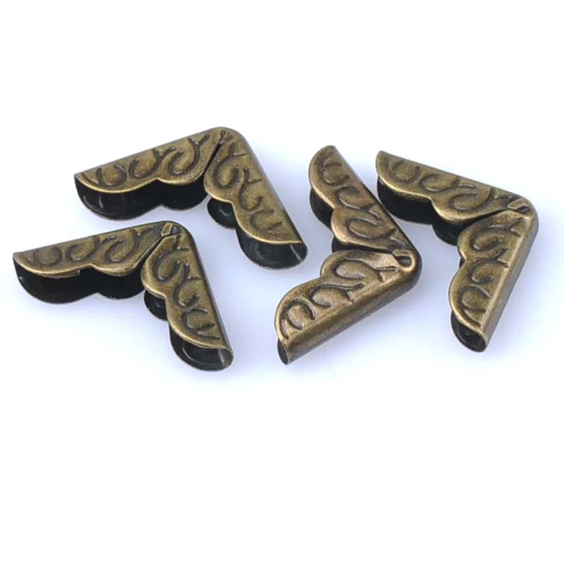 40 шт. практичные металлические бронзовые Защитные уголки для альбомов и меню