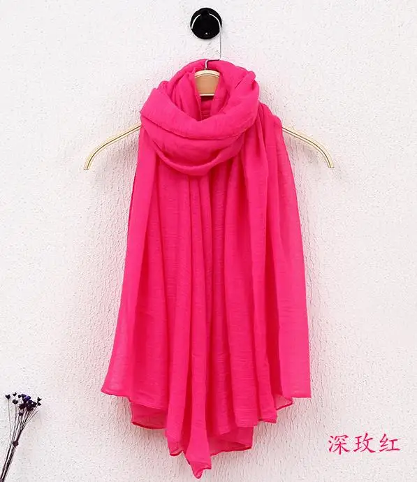 Cachecol Feminino 180*78 2016 новый модный дизайнерский однотонный длинный хлопковый