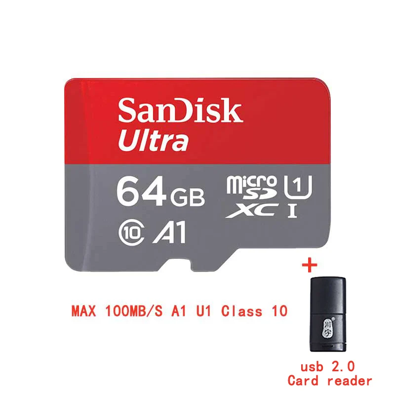 64G-C286 SanDisk micro SD карта флэш-накопитель 64 Гб карта памяти 64 Гб microSD TF карта microSD XC UHS-I карта для смартфонов cartao de memoria - Емкость: 64G-C286