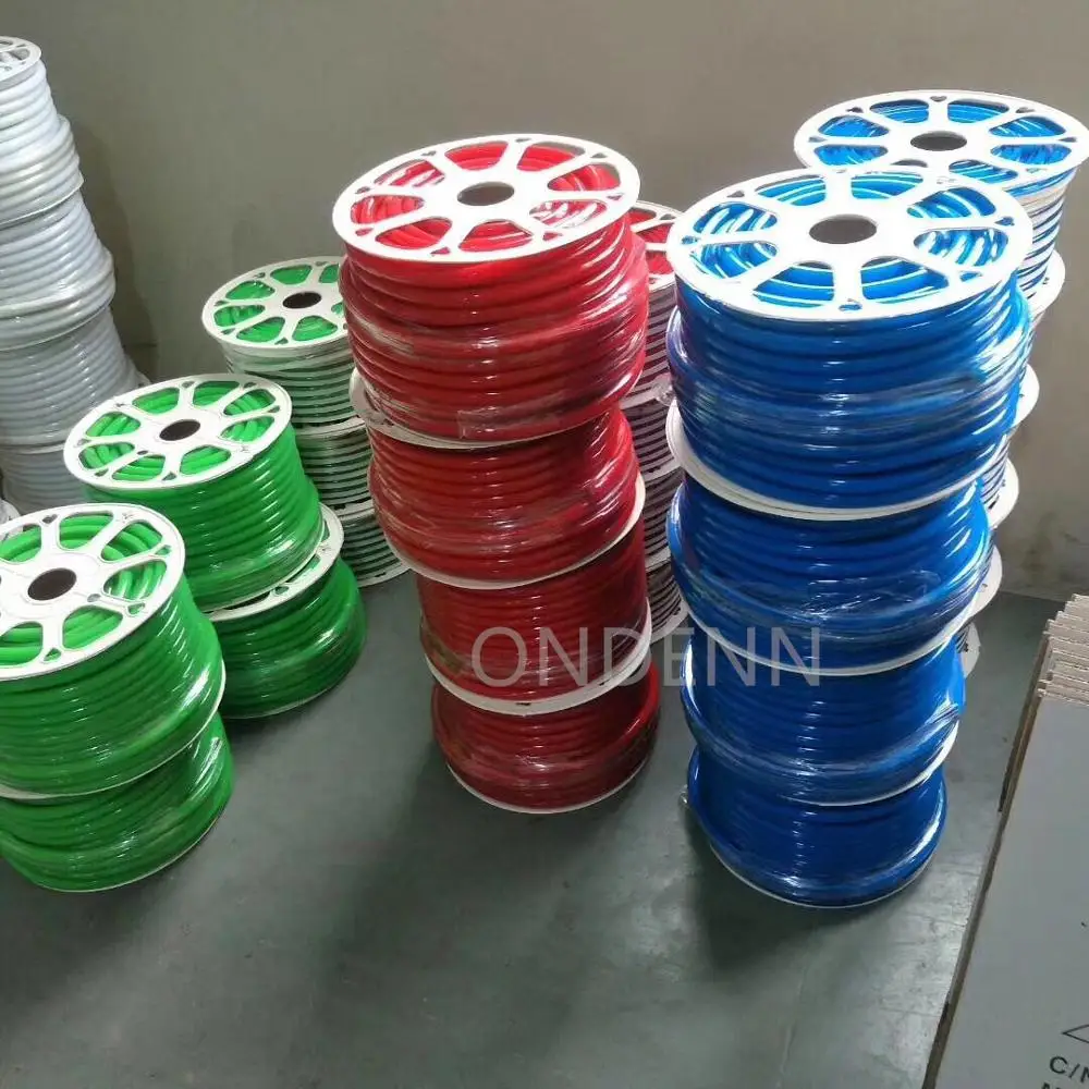 Гибкая силиконовая неоновая Светодиодная лента 12 В постоянного тока