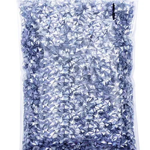 color1-50g 50 г/пакет блеск для ногтей AB хамелеон блестка Единорог Блестящий треугольник Конфетти Для УФ-геля 3D украшения для ногтей - Цвет: color1-50g
