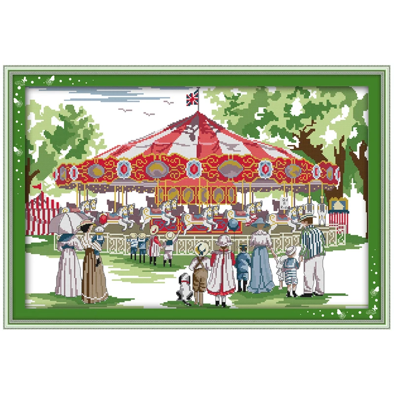 Swing Patterns Счетный крест 11CT 14CT набор крестиков оптовая продажа пейзажи китайские