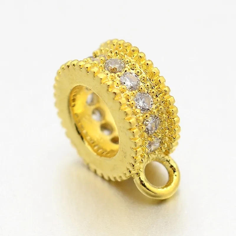 20 шт. медная микро подвеска из циркония соединители для рукоделия Плоская