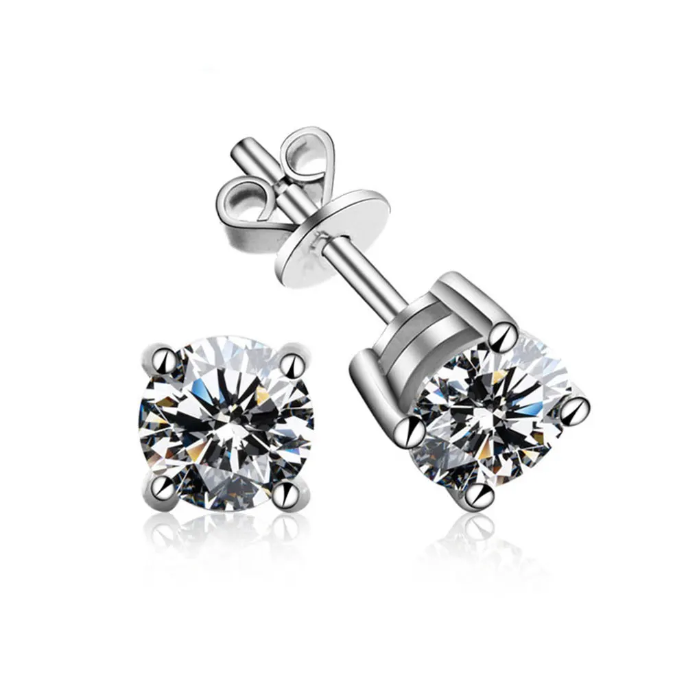Only Earrings Wong Rain, Классический 925 пробы, серебряные серьги с топазом, серьги-гвоздики, кольцо, ожерелье, хорошее ювелирное изделие,, Прямая поставка - Цвет камня: Only Earrings