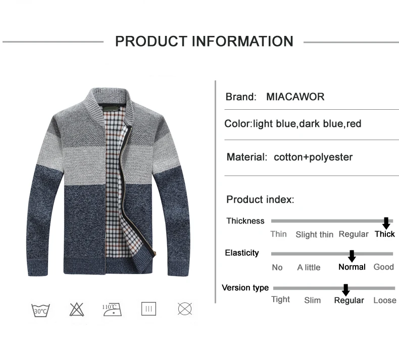 MIACAWOR, Осень-зима, мужской свитер, Повседневный, Blusa de frio Masculino, кардиган, мужской вязаный свитер, куртка, мужской свитер Y082