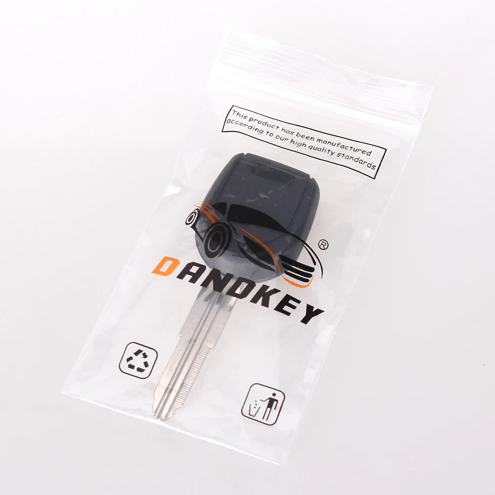 Dandkey Uncut пустой ключ Замена транспондера Оболочки левой лезвие для автомобиля